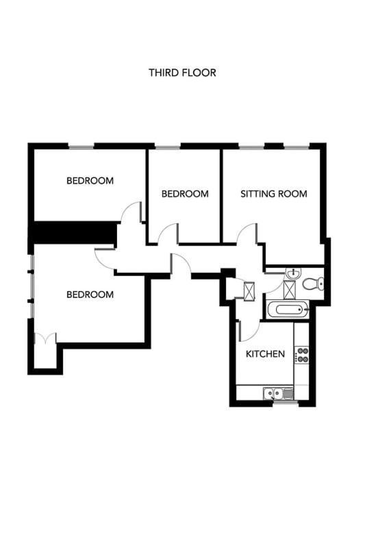 Beautiful Character 3 Bed City Centre Apartment Bath Buitenkant foto